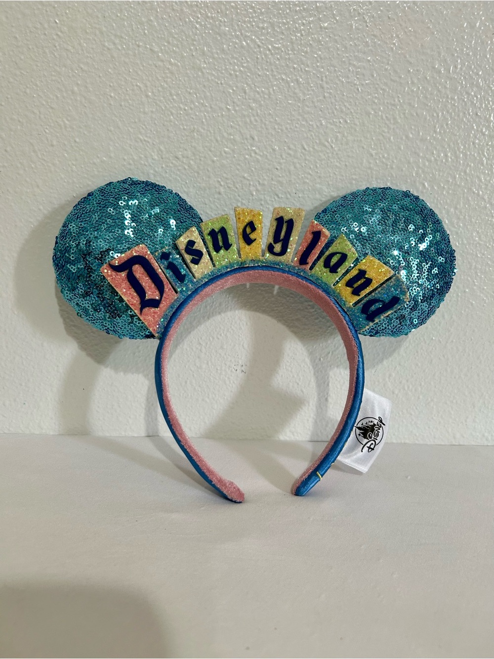 Disney Sequin Mouse Ear Headband - Disneyland Marquee